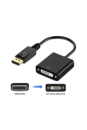 Display To Dvi Kablo 24+1 Dvı Çevirici Displayport Dvi Çevirici Adaptör 24+5 - 2