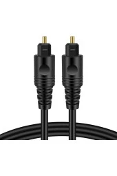 1.5 Metre Dijital Optik Ses Kablosu Toslink Digital Optical Spdıf Audio Cable thumbnail 3