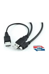 Mini Usb Y Kablo 5 Pin Harici Hdd Kablosu Usb 2.0 5pin Mini Y Kablo - 3