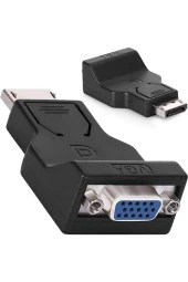 Display Vga Çevirici Displayport To Vga 15 Pin Adaptör Display In Vga Out Dp Erkek Vga Dişi - 1
