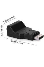 Display Vga Çevirici Displayport To Vga 15 Pin Adaptör Display In Vga Out Dp Erkek Vga Dişi - 3