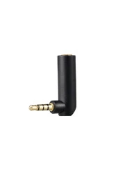 3.5mm Stereo L Aparat 4 Boğumlu 3.5 Mm Stereo 90 Derece Sağ Açılı Çevirici Jak Dişi Erkek L thumbnail 3