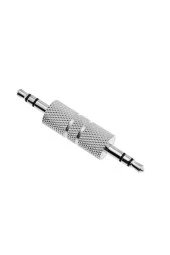 3.5mm Erkek Erkek Birleştirici 3.5 Mm Stereo Ara Aparat Metal Aux Adaptör - 3