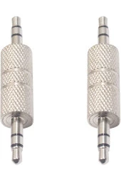 3.5mm Erkek Erkek Birleştirici 3.5 Mm Stereo Ara Aparat Metal Aux Adaptör - 4