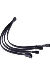 4 Pin Fan Kontrol Kablosu 4p Dişi 3+3+3+4p Erkek Kablo 4pinli Fan Uzatma Fan Çoklayıcı - 1
