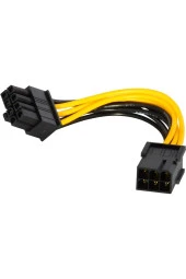 6 Pin 8 Pin Çevirici Kablo 15cm 6pin Erkek - 8pin Dişi Pcıe Express Ekran Kartı Güç Adaptörü Kablosu thumbnail 2