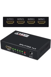 4 Port Hdmi Çoğaltıcı Hdmı Splitter 1 Giriş 4 Çıkış Hdmi Çoklayıcı 4 Ekran Full Ultra Hd 1080p thumbnail 4