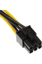 6 Pin - Sata 15 Pin Sata Güç Kablosu (sata - 6 Pin Pcıe) Grafik Ekran Kartı Power Kablosu thumbnail 4