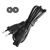 1.5m Teyp Işıldak Fişi C7 Power Güç Kablosu 1.5 Metre 2x0.75 Enerji Kablosu 2 Pinli - 1