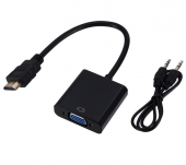 Hdmi To Vga Dönüştürücü Ses Çıklışlı Hdmi Giriş Vga Çıkış Hdmı Vga Kablo Hdmi Erkek Vga Dişi - 2
