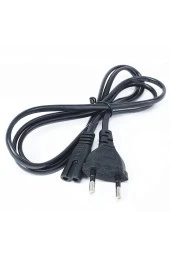 1.5m Teyp Işıldak Fişi C7 Power Güç Kablosu 1.5 Metre 2x0.75 Enerji Kablosu 2 Pinli - 3