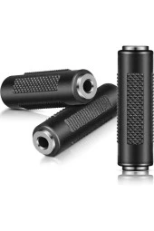 3.5mm Dişi Dişi Birleştirici Kulaklık Mikrofon Uzatma Aparatı 3.5 Mm Stereo Ara - 1