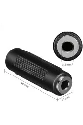 3.5mm Dişi Dişi Birleştirici Kulaklık Mikrofon Uzatma Aparatı 3.5 Mm Stereo Ara - 3
