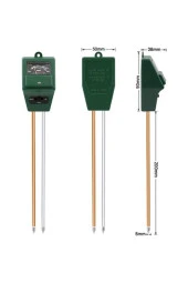 Toprak Nem Ph Metre Ölçer Işık Ölçer Hidroponik Analizörü Bahçe Dedektör Higrometre - 2