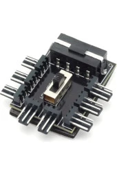 Fan Kontrol 8 Kanal 3 Pin Fan Splitter - Çoklayıcı - 1