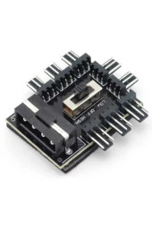 Fan Kontrol 8 Kanal 3 Pin Fan Splitter - Çoklayıcı - 3