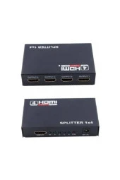 Adaptörlü 4 Port Hdmı Splitter Hdmı Çoklayıcı 1 Girişi 4 Çıkış Hdmı Splitter 1.4v thumbnail 3