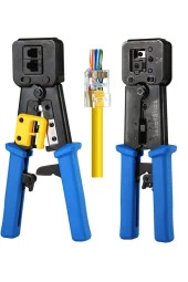 Yeni Nesil Rj45 Pense Ezrj45 Sıkma Pensesi Rj11 Rj12 Rj45 Ethernet Konektörü Sıkma Kesme Soyma - 3