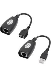 Usb Rj45 Extender Rj 45 Usb Ek Uzatıcı Cat5e 6 Kablosu Ekleme Extensıon Extender Rj45 Usb Uzatma - 3