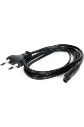 1.5m Teyp Işıldak Fişi C8 Power Güç Kablosu 1.5 mt 2x0.75 - 1