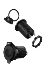 2 Usb Şarj Soketi Güç Çıkışı 1a - 2.1a Su Geçirmez Tekne Araba Motorsiklet Usb Priz 12 Volt - 2