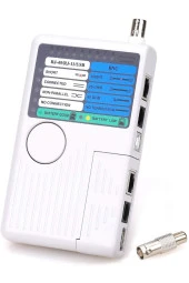 4 ü1 Arada Test Cihazı Usb Rj45 Bnc Rj11 Lan Cat5 Cat6 Telefon Kablosu Test Cihazı Ağ Ölçüm Cihazı - 1