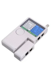 4 ü1 Arada Test Cihazı Usb Rj45 Bnc Rj11 Lan Cat5 Cat6 Telefon Kablosu Test Cihazı Ağ Ölçüm Cihazı - 2