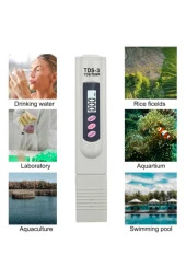 Tds Metre Su Kalite Ölçme Cihazı Su Saflık Ölçer - 3