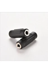 3.5mm Dişi Dişi Ses Bağlantı Adaptörü Stereo Ara Aparat Dişi Dişi 3.5 Mm Uzatma Aparatı - 1