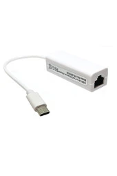 Type-c Usb Rj45 Ethernet 10/100 Çevirici Adaptör Win10/mac/linux (tak Çalıştır) Type C Lan - 2