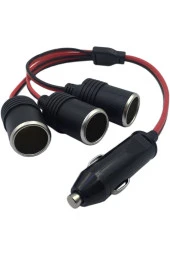 Araç Çakmaklık Çoklayıcı Splitter 1 Erkek 3 Dişi Çakmak Uzatma 12v-24v - 3