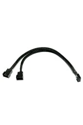 2 Port Fan Çoklayıcı 4 Pin Pwm Fan Kontrol Kablosu 4p Dişi 3+4p Erkek 4pinli Fan Uzatma Pwm Kablo - 2