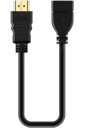 50cm Hdmi Uzatma Kablosu Dişi Erkek Hdmı 0.5m High Speed Extension Cable Yarım Metre - 2