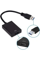 Usb Hdmi Dönüştürücü Kablo Usb 3.0 To Hdmı Çevirici Adaptör 1920x1080p@60hz (usb 3.0 Üzerinden) - 5