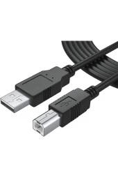 5 Metre Usb Yazıcı Kablosu Usb 2.0 Tip A Erkek - B Erkek Usb 2.0 Printer Kablo Usb A'dan B'ye 5m - 1