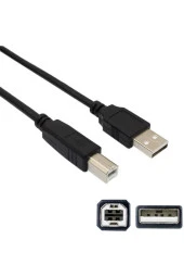 5 Metre Usb Yazıcı Kablosu Usb 2.0 Tip A Erkek - B Erkek Usb 2.0 Printer Kablo Usb A'dan B'ye 5m - 2