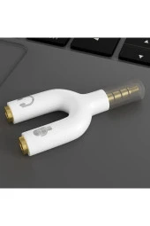 Kulaklık Mikrofon Birleştirici Aparat 3.5mm Erkek 2x3.5mm Dişi Kulaklık Mic Audio Y Splitter Headpho - 3