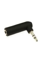 3.5 Mm Dişi - Erkek Stereo 90 Derece Sağ Açılı Çevirici Jak 3.5mm L Aparat - 1
