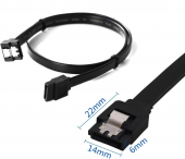 90 Derece Sata 3.0 Kilitli Hdd Ssd Sata Data Bağlantı Kablo Sata L Kablo Sata Iıı 6.0 Gbps - 3