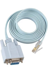 Rj45 - Db9 Rollover Konsol Kablosu, Rj45 Erkek - Rs232 Dişi Cisco Kablo Rj45 Erkek Cat5 Ethernet Lan - 5
