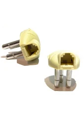 3 Lü Telefon Fişi Rj11 Telefon Fare 3lü Priz Dönüştürücü Mini 3 Lü Telefon Fişi Soketli - 2