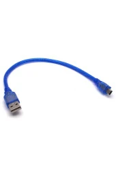 30 Cm Mini Usb Kablo 5 Pin Kısa Usb Kablosu 30cm Usb 2.0 A Erkek Mini B 5pin Erkek Data Kablo - 2