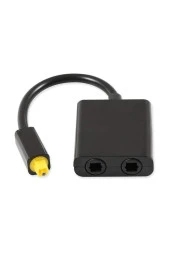 Optik Çoklayıcı Optical Splitter 1 Griş 2 Çıkış Optik Çoğaltıcı Spdıf Toslink Fiber Optik Ses Kablo thumbnail 1