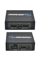 2 Port Hdmı Splitter Hdmı Çoklayıcı 1 Girişi 2 Çıkış Hdmı Splitter 1.4v Adaptörlü thumbnail 2