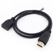 1 Metre Hdmi Uzatma Kablosu Dişi Erkek Hdmı 1 M High Speed Extension Cable thumbnail 1