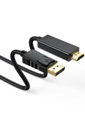 1.8 Metre Displayport To Hdmi Kablo Display In Hdmı Out Dp To Hdmi - 1