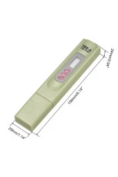 Tds Metre Su Kalite Ölçme Cihazı Su Saflık Ölçer Sıcaklık Testi Içme Suyu Havuz Akvaryum Tds-3 - 3
