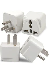 Abd Priz Dönüştürücü 3 Pinli Fiş Adaptör Üniversal American Fiş Çevirici Type B Plug Adapter - 1