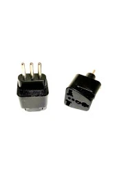 Italya Priz Dönüştürücü 3 Pinli Fiş Adaptör Üniversal Italya Fiş Çevirici Type L Plug Adapter - 3