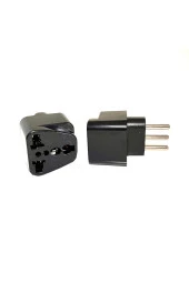 Italya Priz Dönüştürücü 3 Pinli Fiş Adaptör Üniversal Italya Fiş Çevirici Type L Plug Adapter - 4
